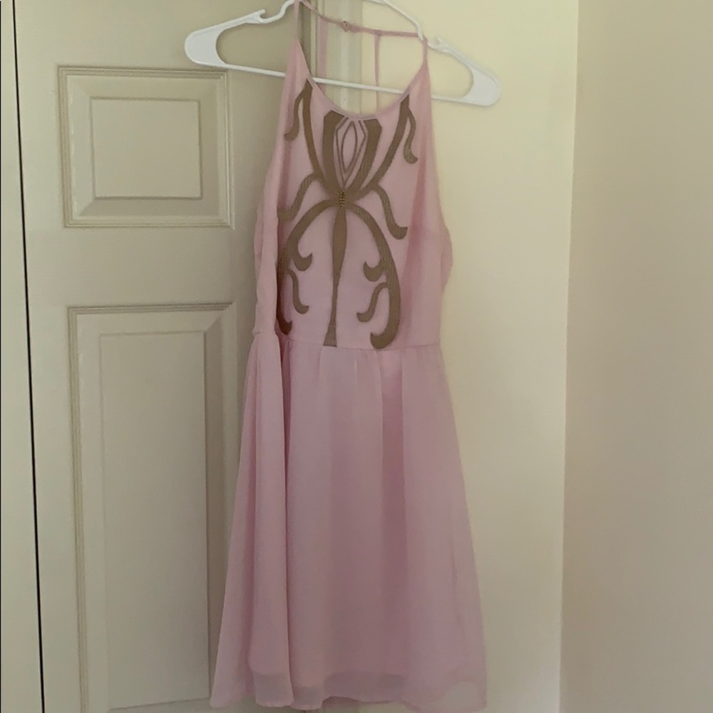 Open back dress